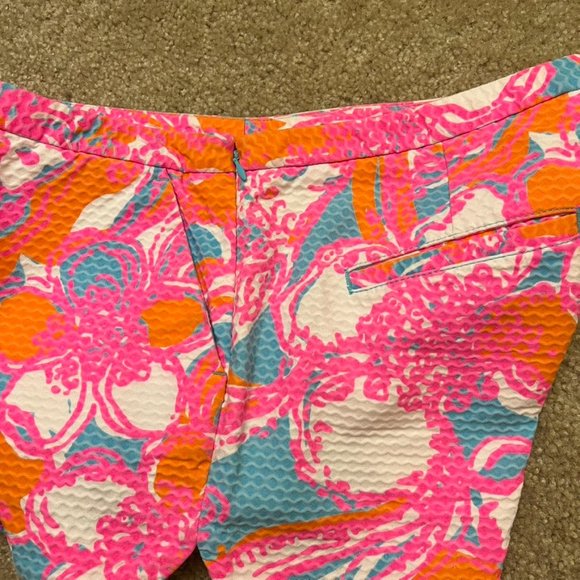 ❤️ Lilly Pulitzer Adie Shorts in Shorley Blue Feeling Tanked - Picture 4 of 8